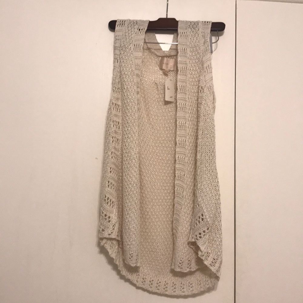 Off white sweater vest